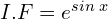 Rendered by QuickLaTeX.com   I.F = e^{sin\;x} \\
