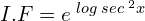 Rendered by QuickLaTeX.com  I.F= e^{ \;log\;sec\;^{2}x} \\