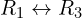 Rendered by QuickLaTeX.com R_{1}\leftrightarrow R_{3}