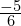 \frac{-5}{6}