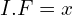 Rendered by QuickLaTeX.com   I.F=x \\