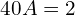 Rendered by QuickLaTeX.com  40A=2 \\