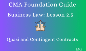Quasi and Contingent Contracts - MG