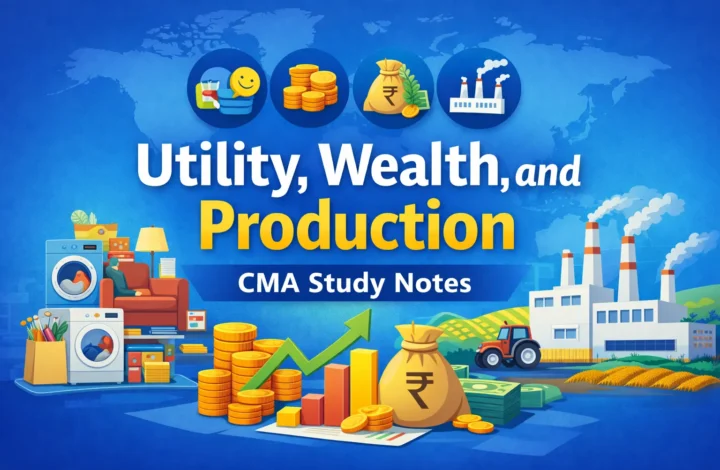 Utility Wealth and Production
